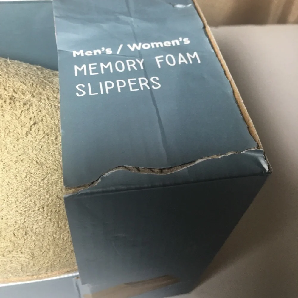 𝅺wayland Square Unisex Memory Foam Slippers 9-10